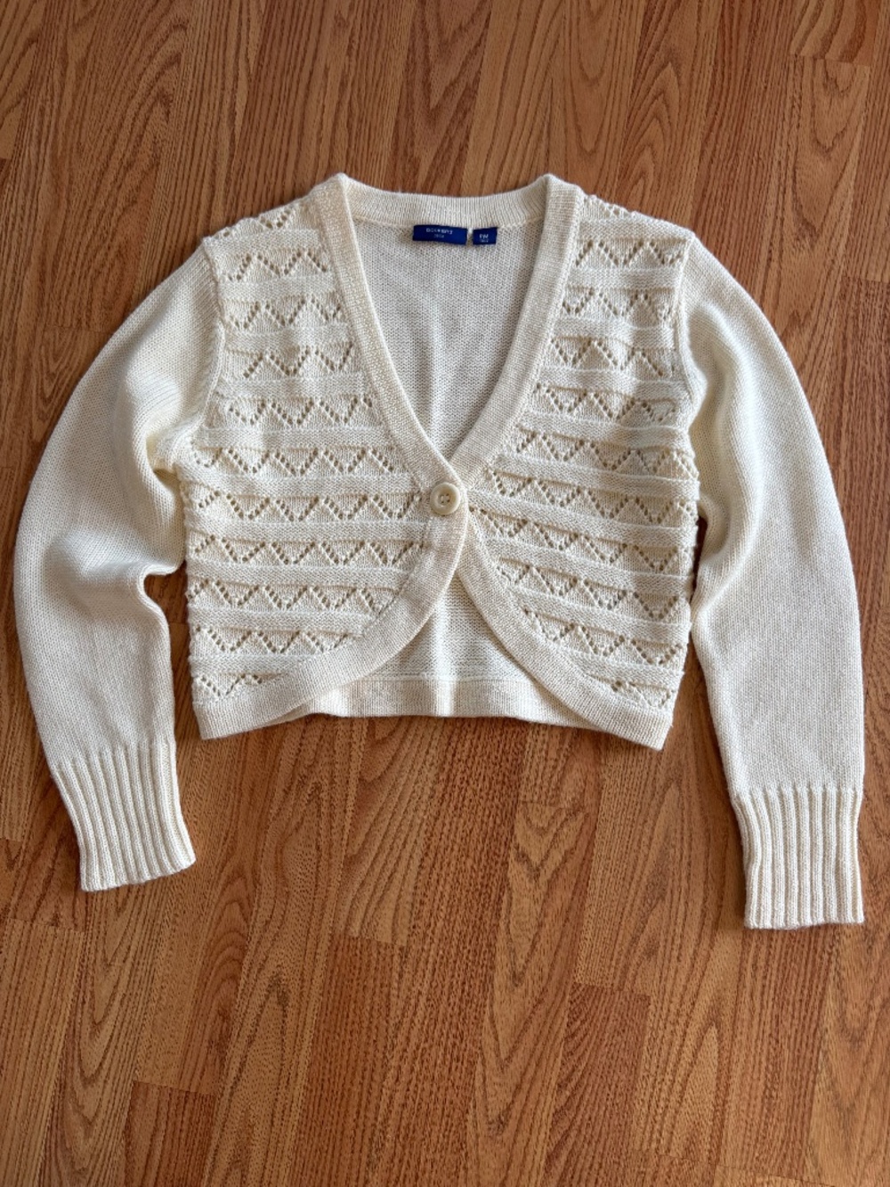 Cropped Knit Cardigan  - Like new